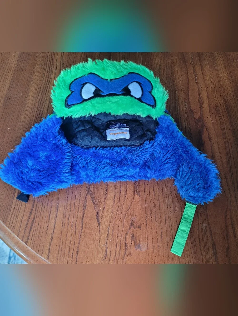Nickelodeon Teenage Mutant Ninja Turtles Leonardo Trapper Hat – Kids Faux Fur